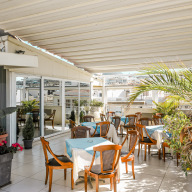 Liberty Hotel, Breakfast & Terrace