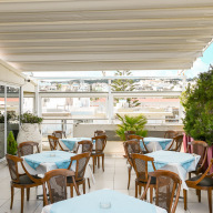Liberty Hotel, Breakfast & Terrace