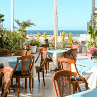 Liberty Hotel, Breakfast & Terrace