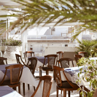 Liberty Hotel, Breakfast & Terrace