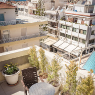 Liberty Hotel, Breakfast & Terrace