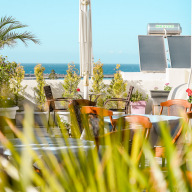 Liberty Hotel, Breakfast & Terrace
