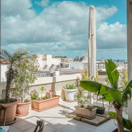 Liberty Hotel, Breakfast & Terrace
