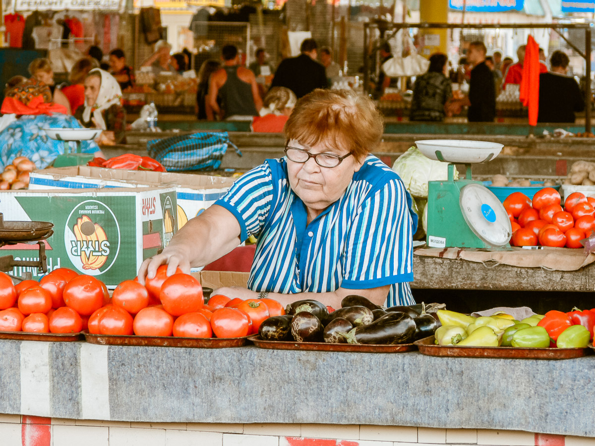 Pryvoz Markt, Odessa, Ukraine