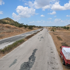 Autopista Nacional von Santa Clara nach Valle de Vinales, Cuba