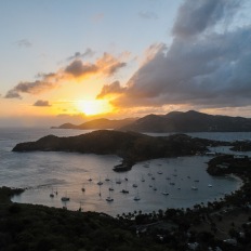 English Harbour from Shirley Hights, Antigua and Barbuda