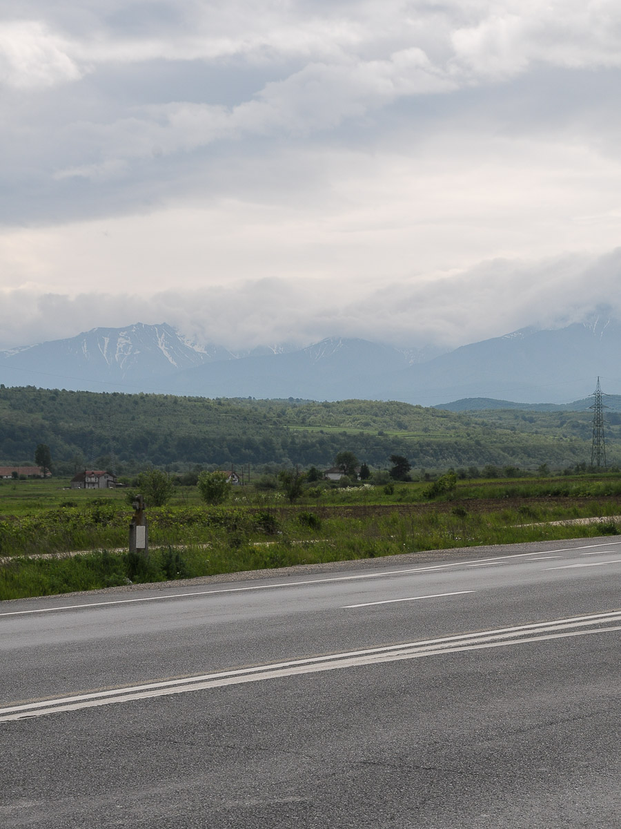 Auf dem Weg (E81, 7) von Sibiu (Hermannstadt) nach Bukarest, Rumaenien