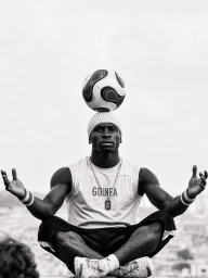 The fabulous Iya Traore at Sacre-Coeur, Paris