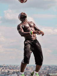 The fabulous Iya Traore at Sacre-Coeur, Paris