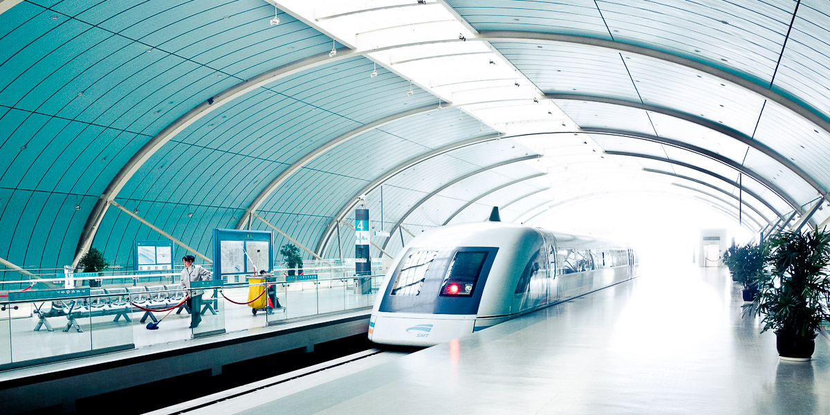 China, Shanghai, MAGLEV