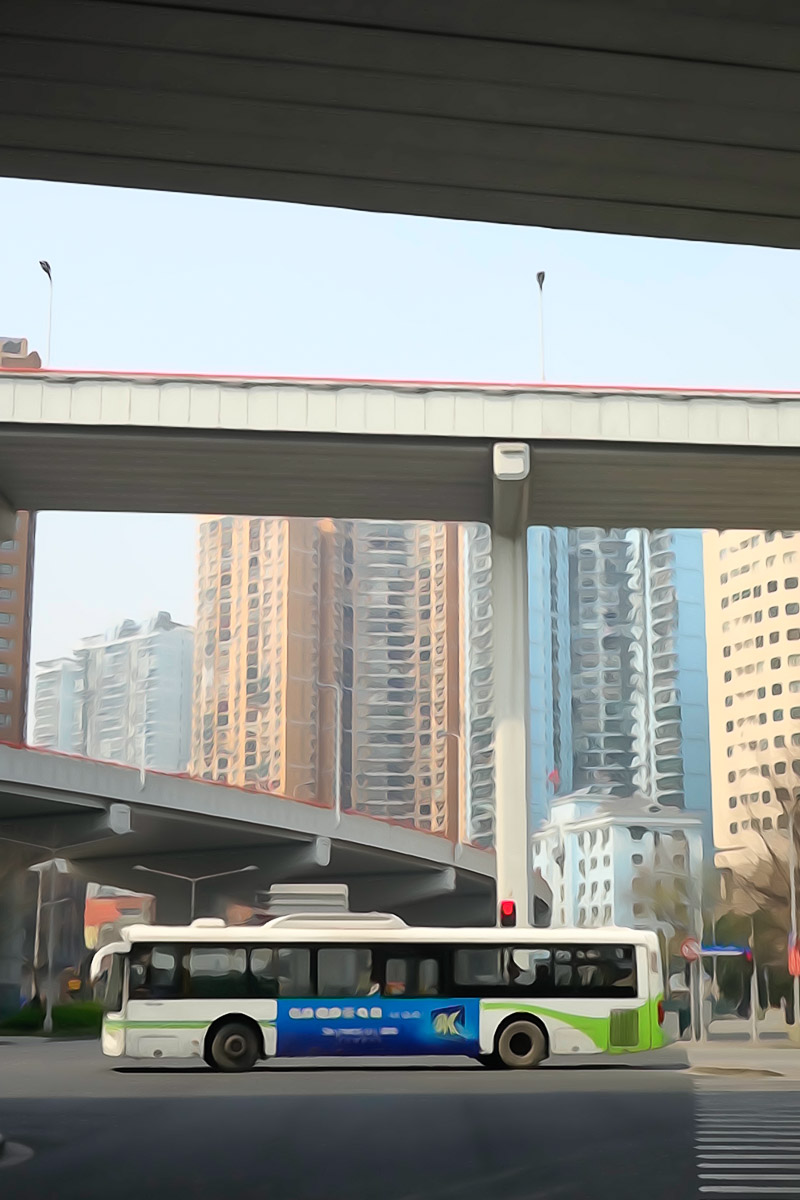 China, Shanghai, Nanpu Bridge