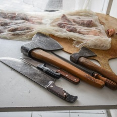 Baku, Nəsimi, the butchers tools