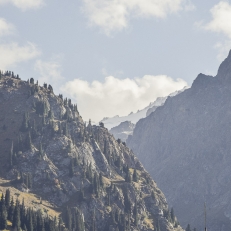 Medeu, Bahn zum Shymbulak, Almaty, Kasachstan