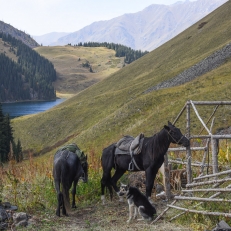 Gegend beim Kol Kogur See, Kirgistan