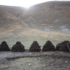 ShÃ¤ferhof Urinbek beim Kol Kogur See, Kirgistan