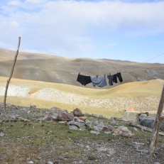 ShÃ¤ferhof Urinbek beim Kol Kogur See, Kirgistan