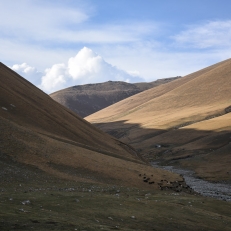 Gegend beim Kol Kogur See, Kirgistan