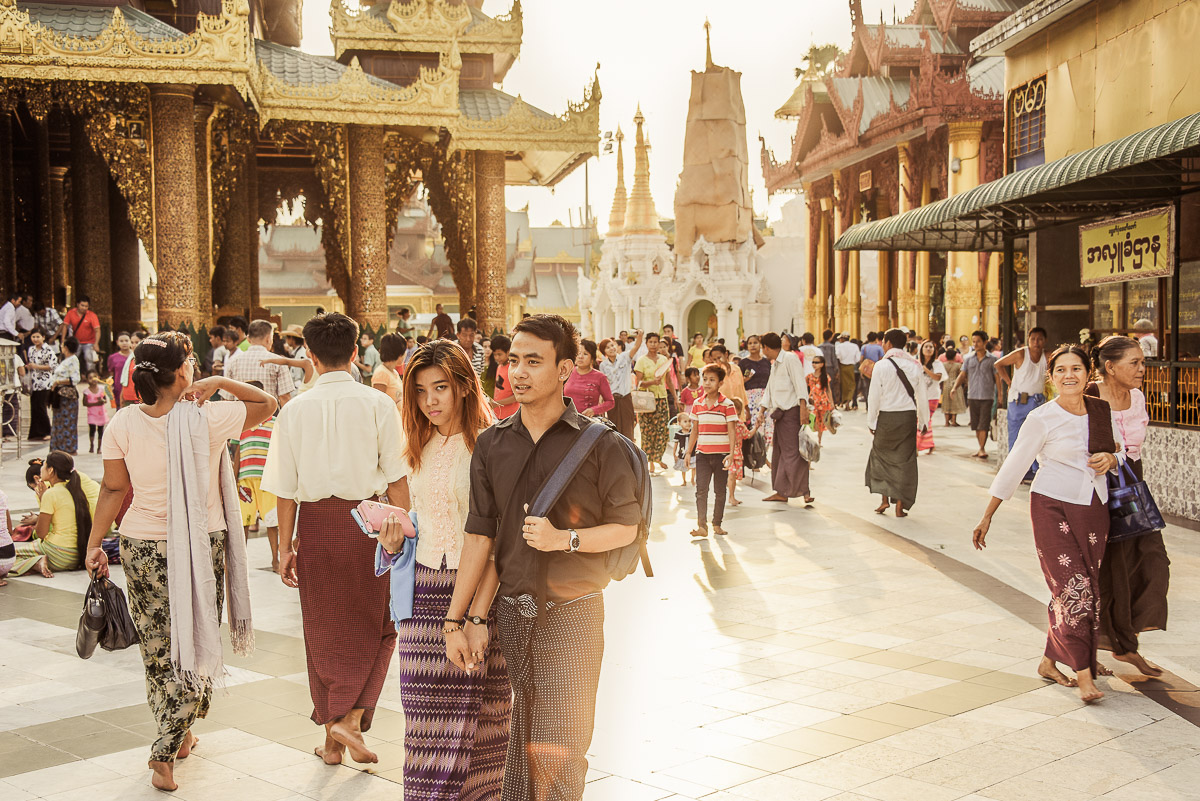 Myanmar, Yangon, Shwedagon Pagoda