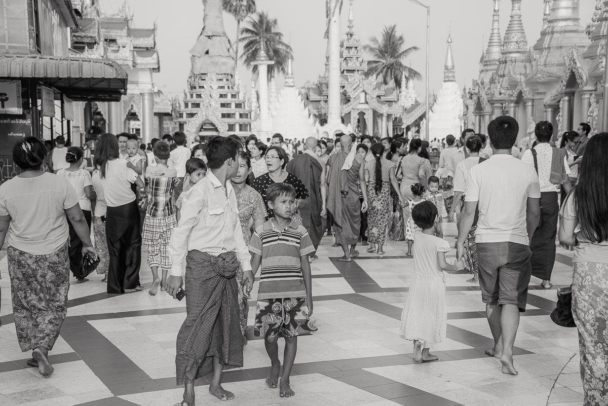 Myanmar, Yangon, Shwedagon Pagoda