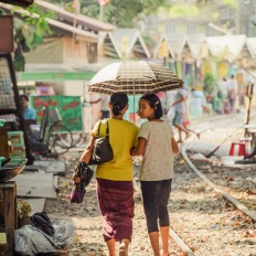 Myanmar, Yangon "Circle Line"