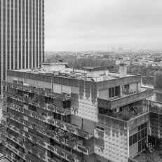 Paris, La Défense, Blick auf das Damiers D'Anjou Gebäude