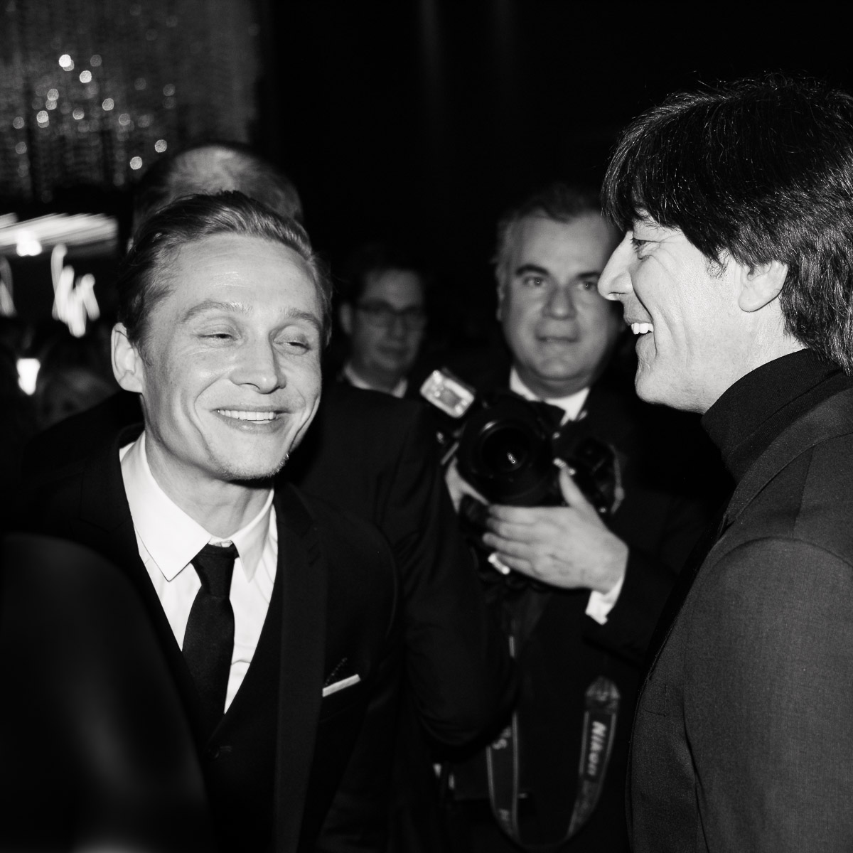 Joachim Löw, Matthias Schweighöfer @ Bambi, Berlin