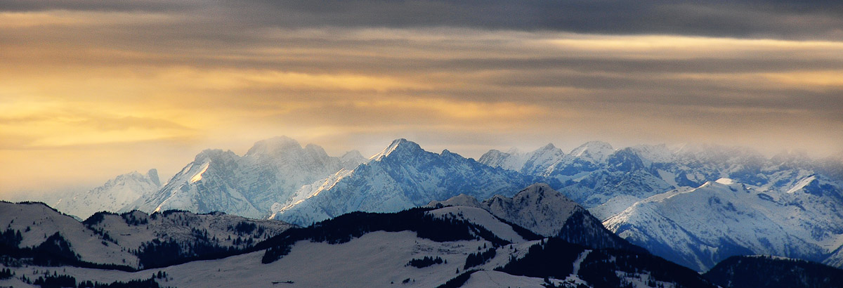 Alpes from Kitzbueheler-Horn, Austria